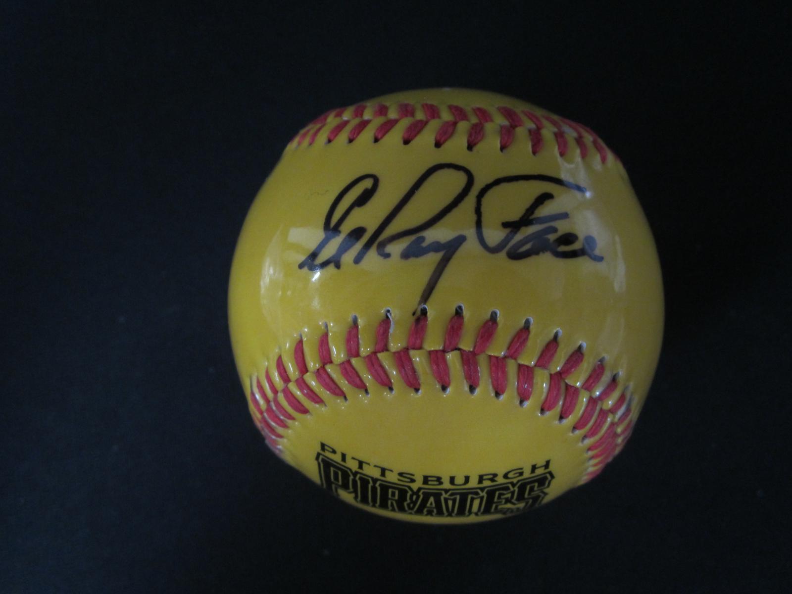 Elroy Face Signed Logo Baseball FSG COA