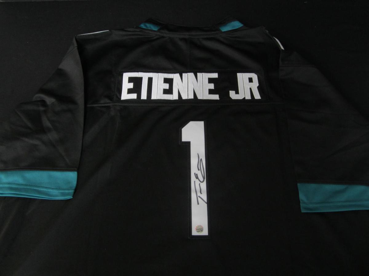 Travis Etienne Jr Signed Jersey COA Pros