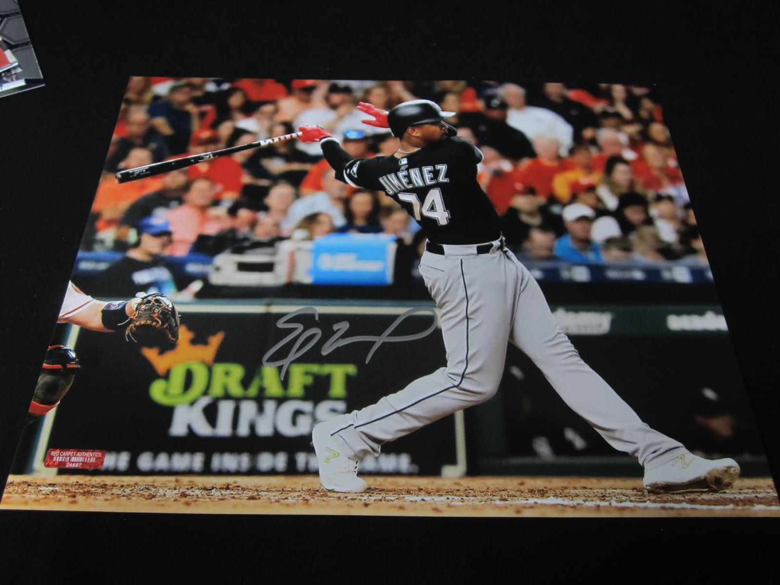 Eloy Jimenez Signed 8x10 Photo RCA COA