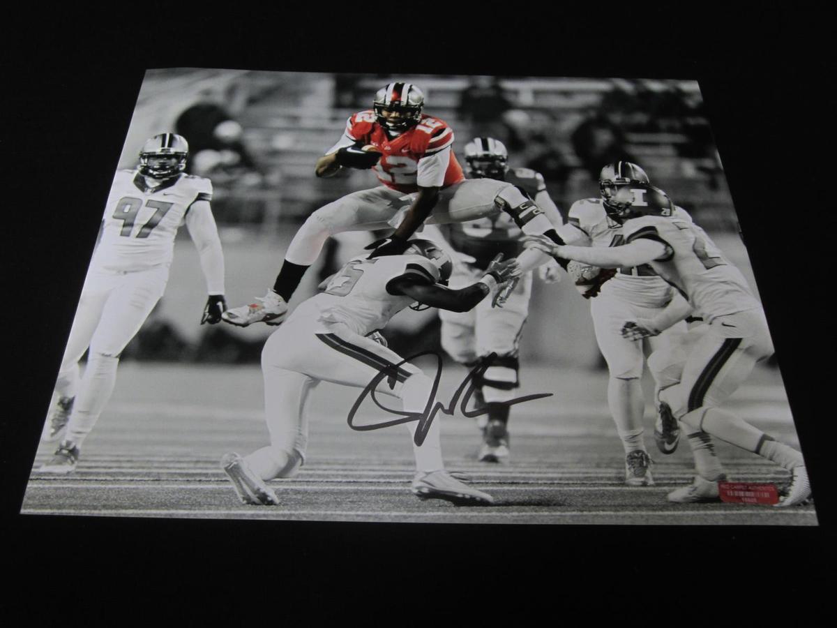 Cardale Jones Signed 8x10 Photo RCA COA