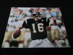 Ryan Leaf Signed 8x10 Photo JSA COA