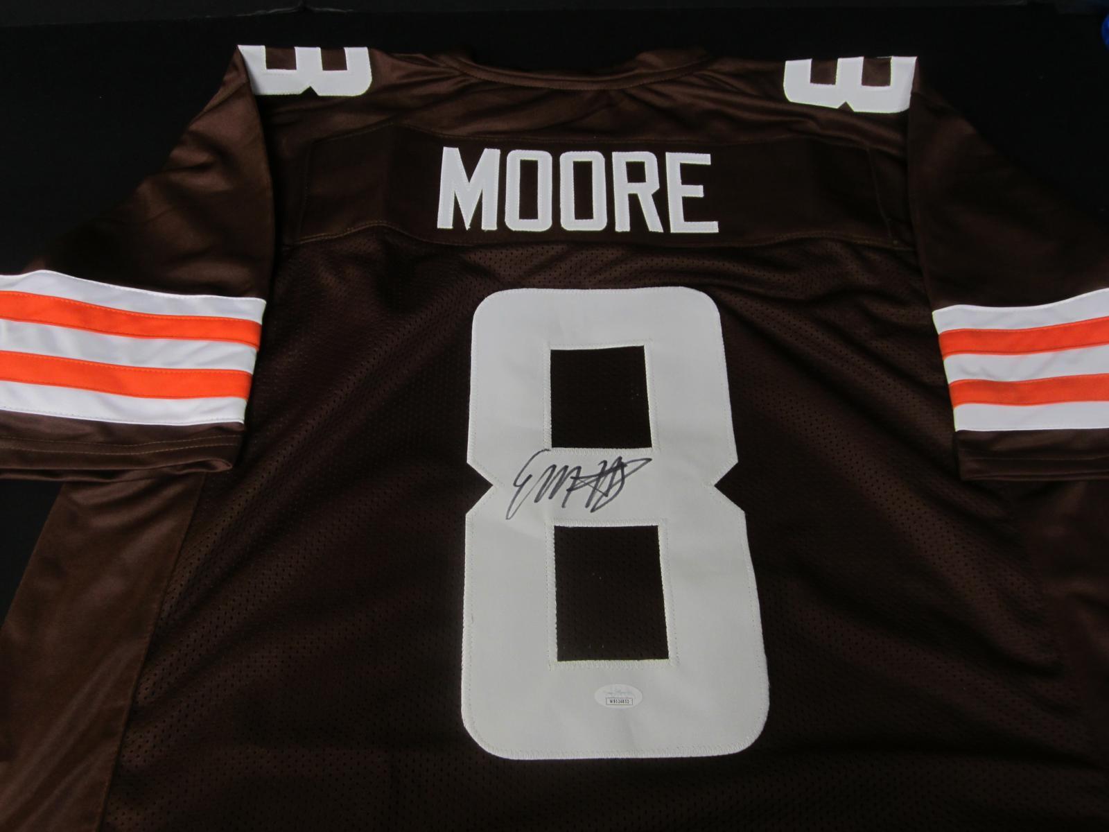 Elijah Moore Signed Jersey JSA Witnessed