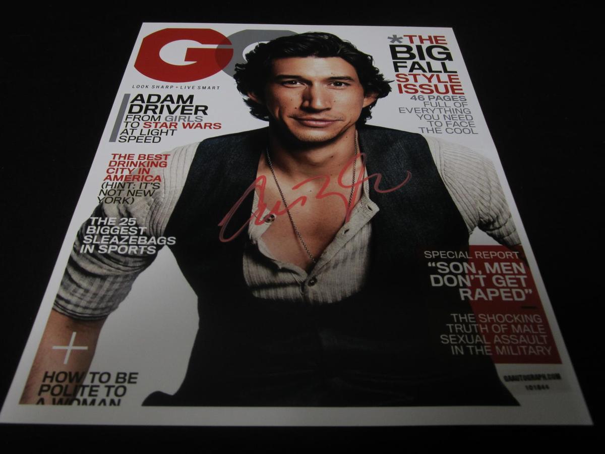 Adam Driver Signed 8x10 Photo GAA COA