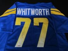 Andrew Whitworth Signed Jersey Heritage COA