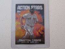 2023 TOPPS TRISTON CASAS RC ACTION STARS
