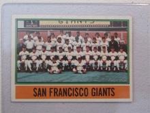 1976 TOPPS SAN FRANCISCO GIANTS TEAM CARD