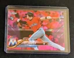 2018 Topps Chrome Pink Refractor Garrett Cooper Rookie RC #188