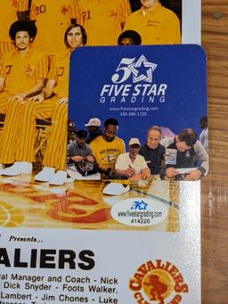 Austin Carr autographed 8x10 photo With Fivestar Grading COA /witnessed