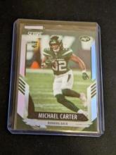 2021 Panini Chronicles Michael Carter RC Score Update Silver Prizm #407