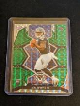 2022 Panini Mosaic Football Malik Willis Green Prizm Rookie RC #302 Titans