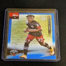 27/99 SP 2021 Topps MLS 160 Moses Nyeman blue border parallel