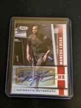 Marcus Lucas 2014 Sage Hit Authentic Autograph Auto #A138