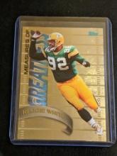 1998 Topps #MG8 Reggie White Measures of Greatness