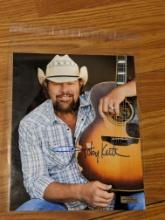 Toby Keith signed 8x10 Photo with coa
