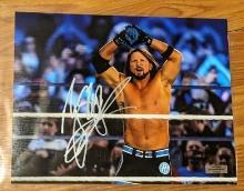 Aj Styles signed 8x10 Photo with coa