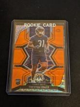 2022 Panini Mosaic Trestan Ebner Orange Reactive Prizm RC #356 Chicago Bears