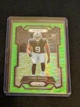 2023 Panini Prizm Tyree Wilson Green Pulsar Prizm Rookie #363 (RC) Raiders