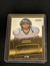 Lorenzo Doss A61 signed autograph auto 2015 Sage HIT Football Trading Card