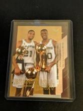 2003-04 Upper Deck MVP Basketball Diary Tim Duncan David Robinson #BD14 HOF