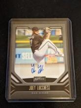 2020 Panini Chronicles Playbook Joey Lucchesi AUTO PA-JL Padres Mets