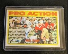 1972 Topps Pro Action #250 Mel Farr Detroit Lions