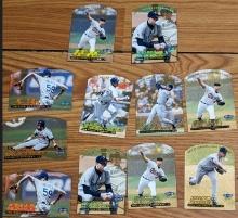 mlb x10 Die Cut card lot gold meadllion edition See pictures
