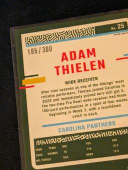 Adam Thielen 185/300 2023 Donruss Optic Wave insert