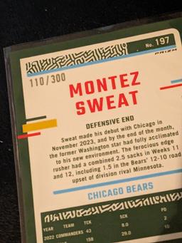 Montez Sweat 110/300 2023 Donruss Optic Wave insert