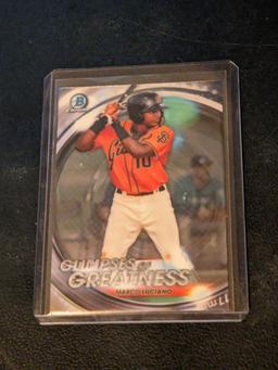 2020 Bowman Chrome Marco Luciano Glimpses of Greatness #GOG-ML