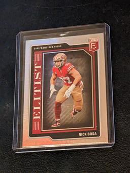 2023 Elite #EL-3 Nick Bosa Score silver Parallel Insert