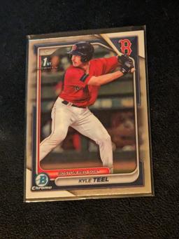 2024 Bowman Chrome Kyle Teel #BCP-48 1st Bowman Boston Red Sox