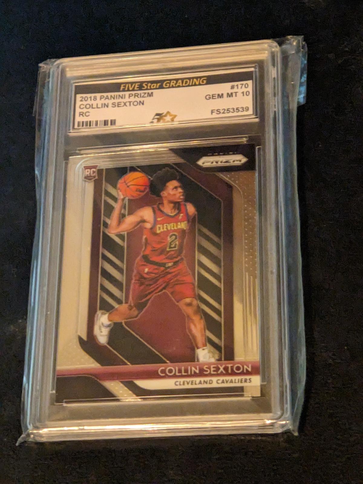 Collin Sexton 2018 Panini Prizm RC GEM MT 10 Fivestar Grading Graded