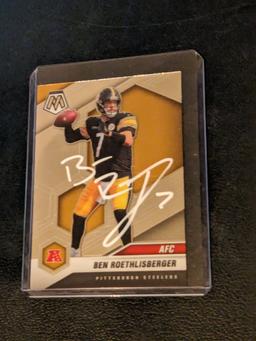 Ben Roethlisberger autographed card w/coa