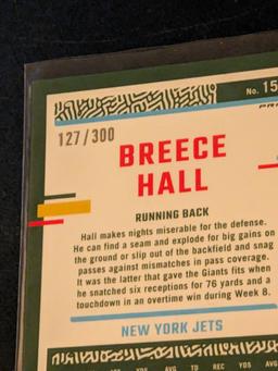 Breece Hall 127/300 2023 Donruss Optic Wave insert