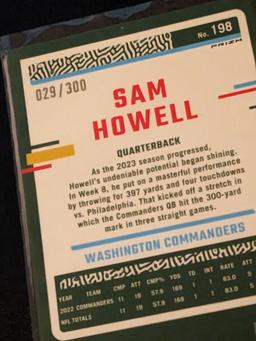 Sam Howell 029/300 2023 Donruss Optic Wave insert