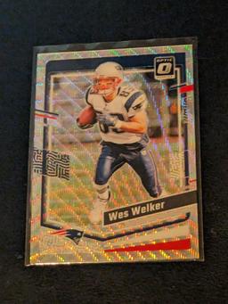 Wes Welker 189/300 2023 Donruss Optic Wave insert