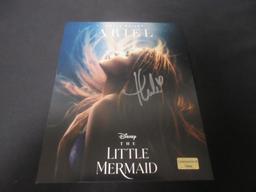 Halle Bailey Signed Ariel 8x10 Photo W/Coa