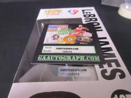 Lebron James Signed Lakers NBA Funko Pop W/Coa