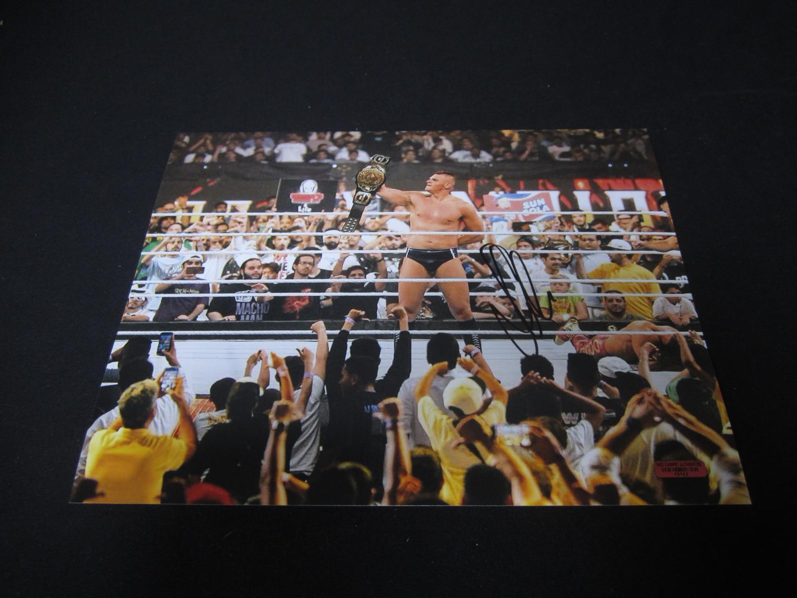 GUNTHER SIGNED 8X10 PHOTO WWE COA