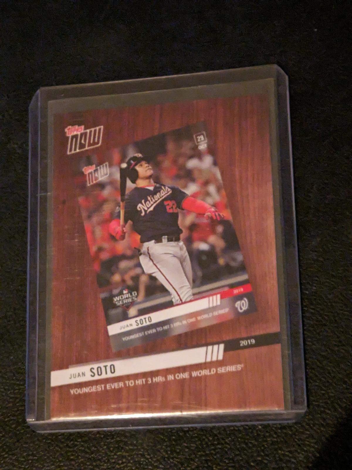 Juan Soto 2020 Topps Now #BTN-1 Washington Nationals MLB