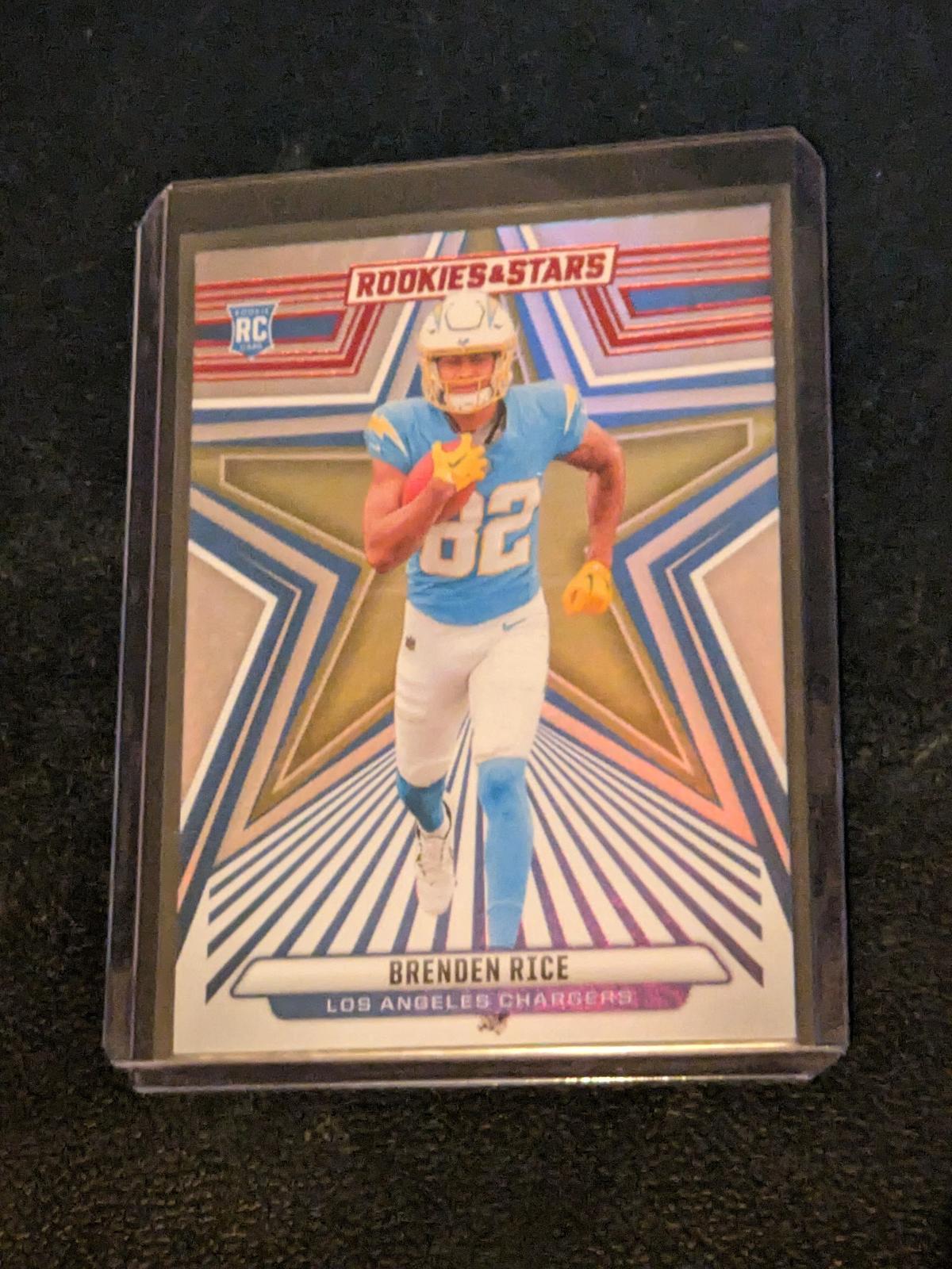2024 Rookies and Stars Longevity Red foil Brenden Rice #112 RC