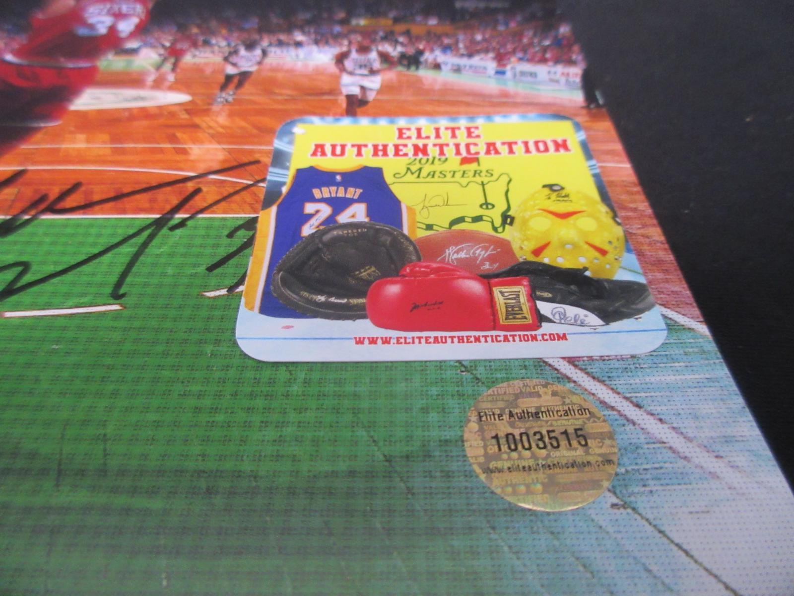 CHARLES BARKLEY SIGNED 8X10 PHOTO WITH COA