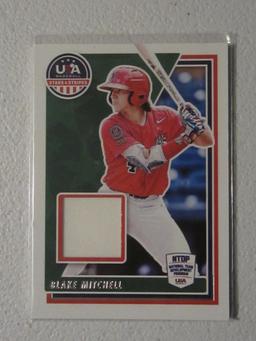2022 USA BASEBALL BLAKE MITCHELL GAME WORN