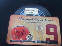 MARIO LEMIEUX SIGNED HOCKEY PUCK WITH COA
