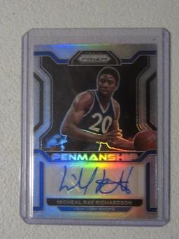 2021-22 PRIZM PENMANSHIP MICHAEL RICHARDSON