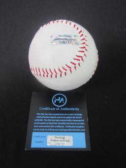 MIKE TROUT SIGNED BASEBALL WITH COA