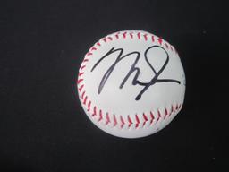 MIKE TROUT SIGNED BASEBALL WITH COA