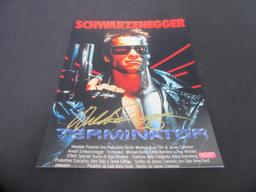 SCHWARZENEGGER SIGNED 8X10 PHOTO WITH COA