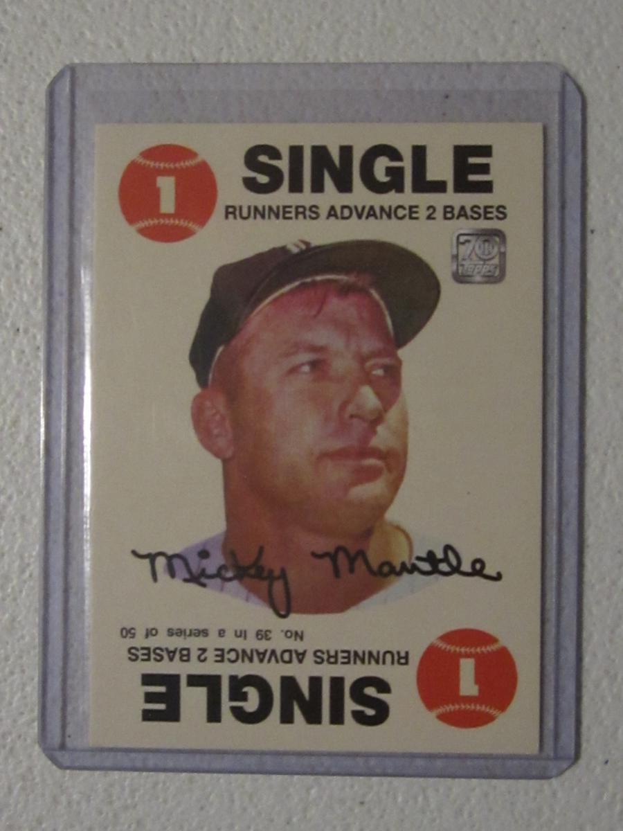 2021 TOPPS 70 MICKEY MANTLE SINGLE RP CARD