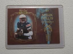 2022 WILD CARD MALIK WILLIS RC 2/3